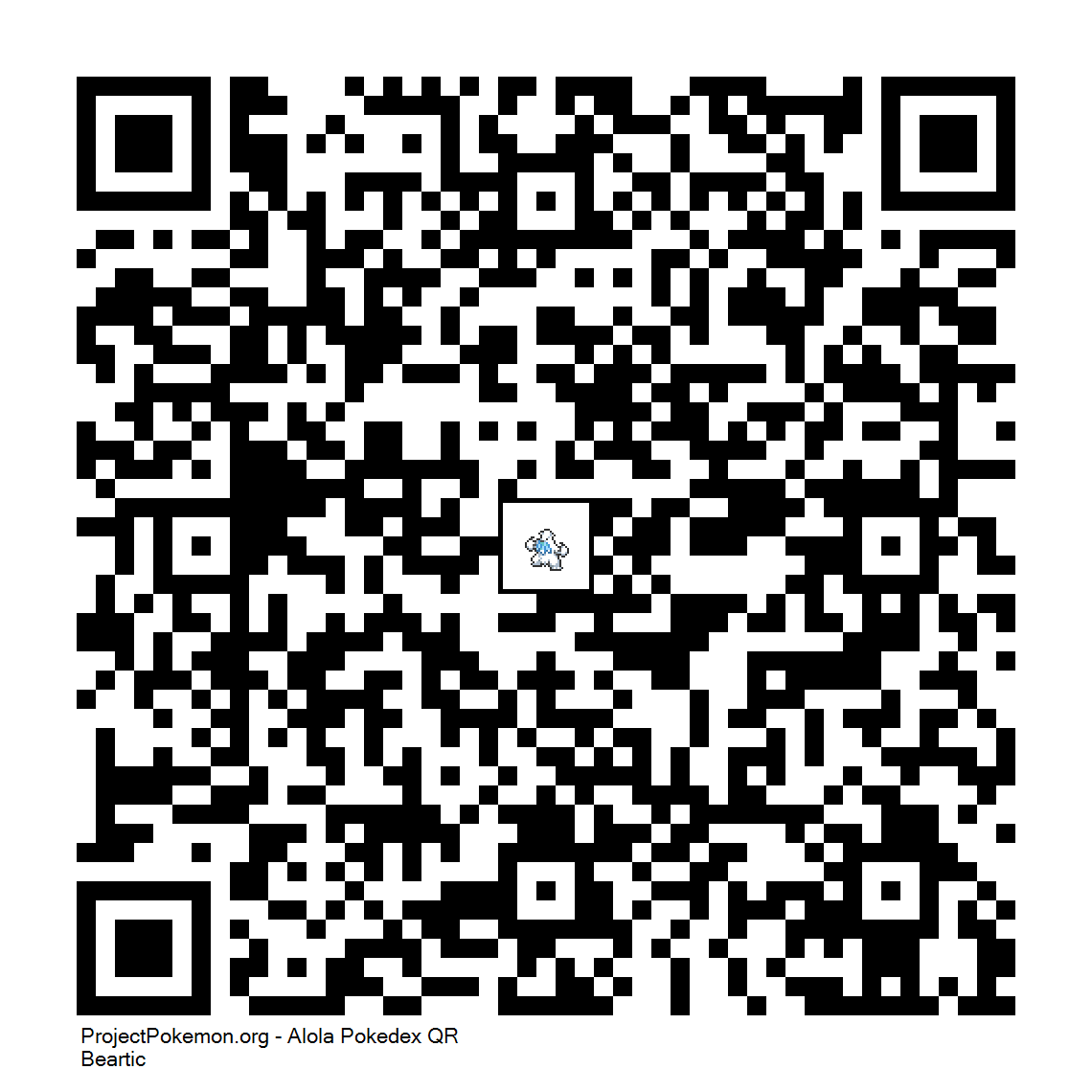 Cdigo QR de Beartic